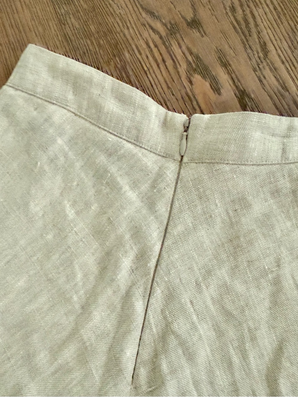 Reformation beige linen high waist midi skirt S - Picture 4 of 7